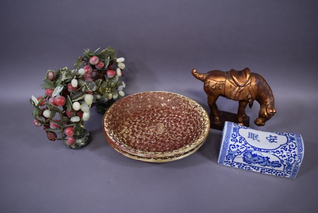 SMALL LOT OF CHINESE TABLE ITEMS (1 of 1)