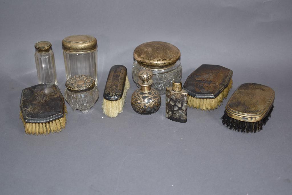 10 PCS. MISC. STERLING DRESSER ITEMS (1 of 1)