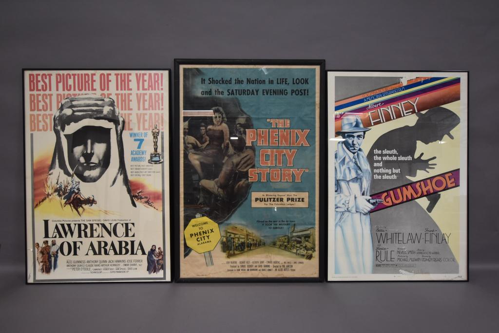 3 FRAMED VINTAGE MOVIE POSTERS (1 of 1)