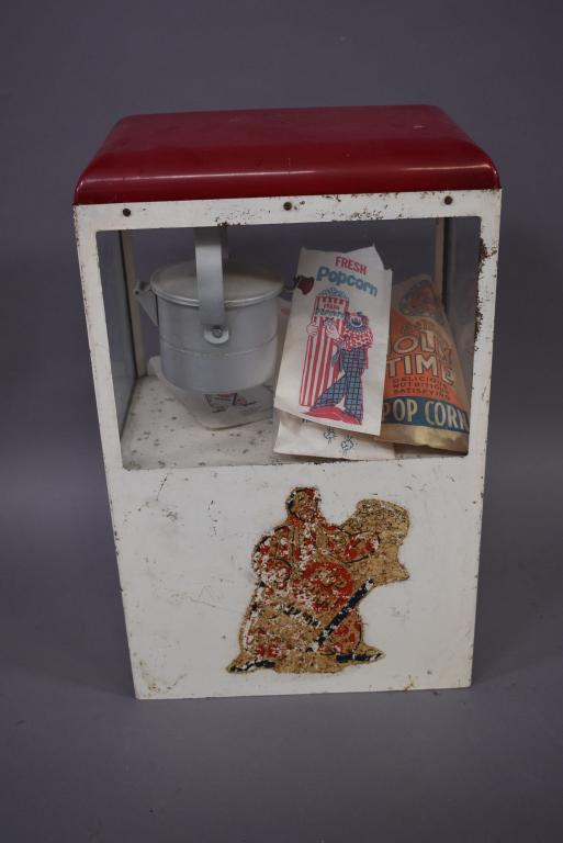 VINTAGE WINSTON BROTHERS TABLE TOP POPCORN MACHINE (1 of 2)