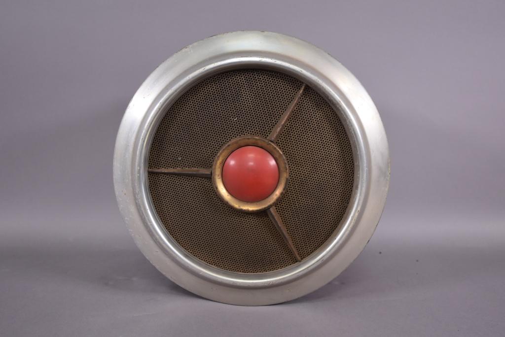 ART DECO WOOD & CHROME WURLITZER EXTERNAL SPEAKER (1 of 4)