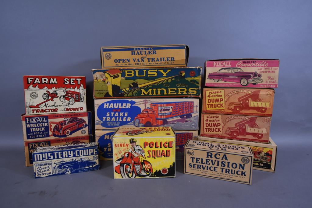 LOT OF 14 MISC. MARX TOYS ORIGINAL BOXES (1 of 1)