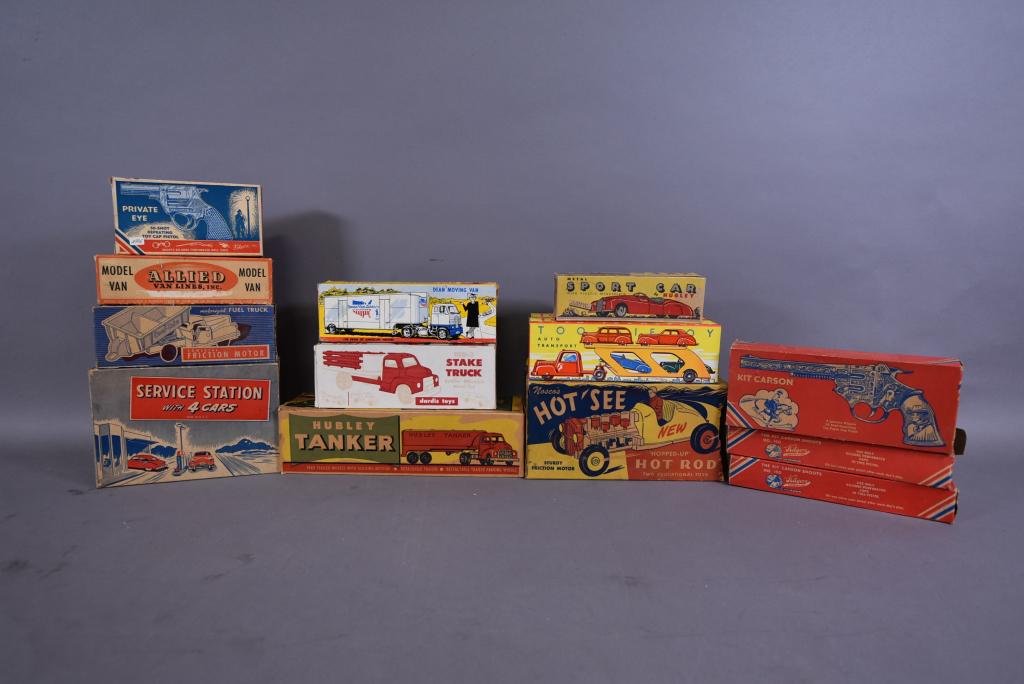 LOT OF 14 MISC, TOY ORIGINAL BOXES (1 of 1)