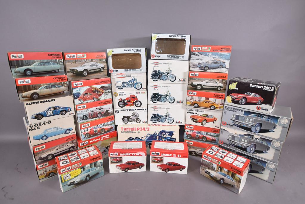 LOT OF 34 ORIGINAL MODEL CAR BOXES (1 of 1)