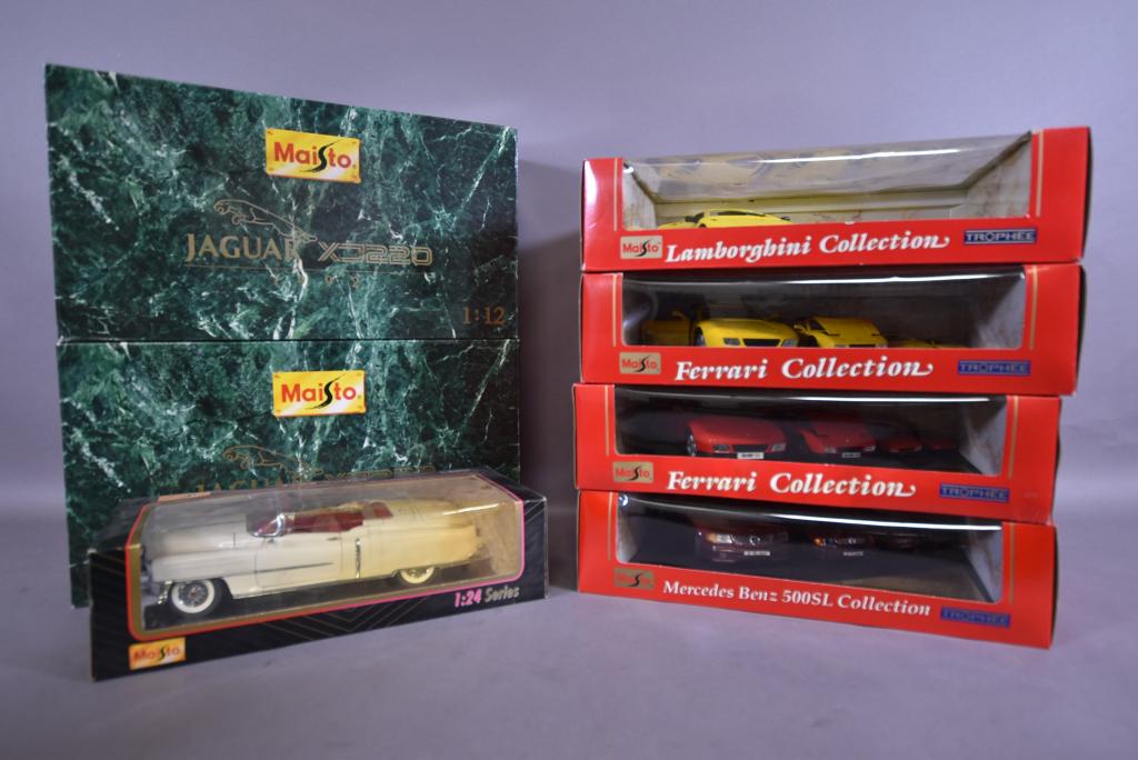 7 MAISTO DIE CAST MODEL CARS IN ORIGINAL BOXES (1 of 1)