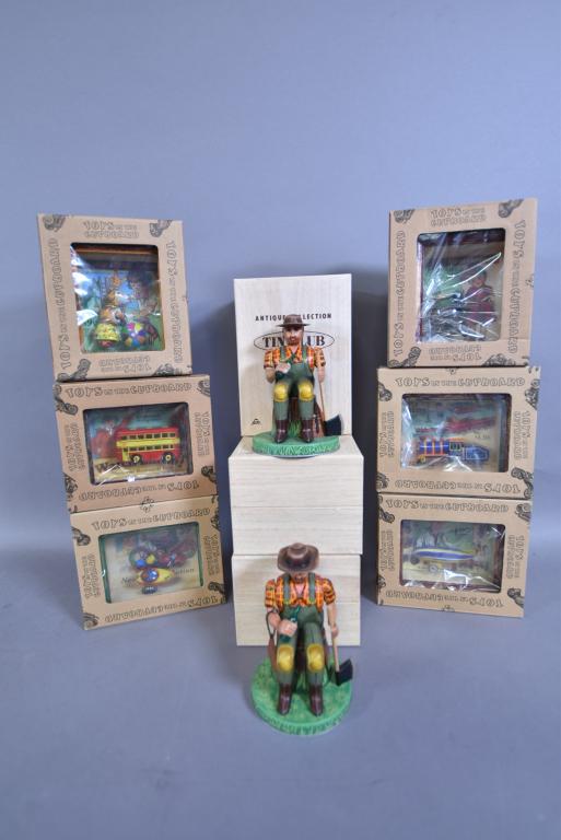 9 MODERN TIN TOYS & DISPLAYS IN ORIGINAL BOXES (1 of 4)
