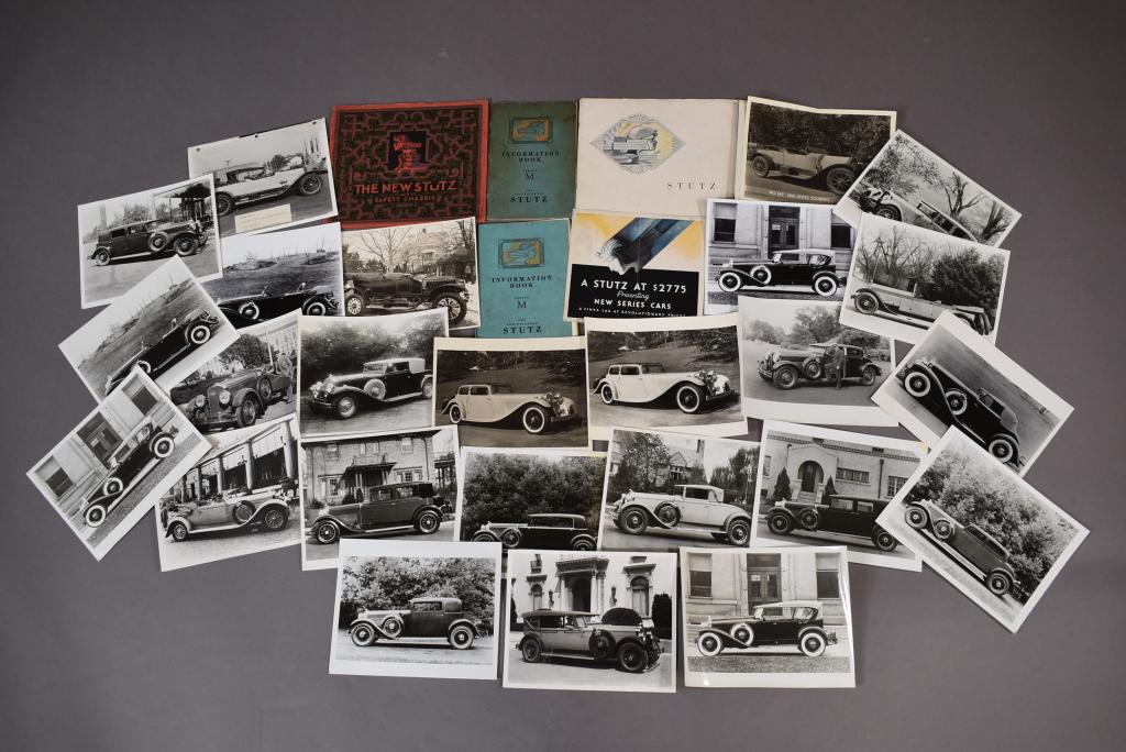 COLLECTION OF STUTZ PHOTOS, MANUALS, & BROCHURES (1 of 5)