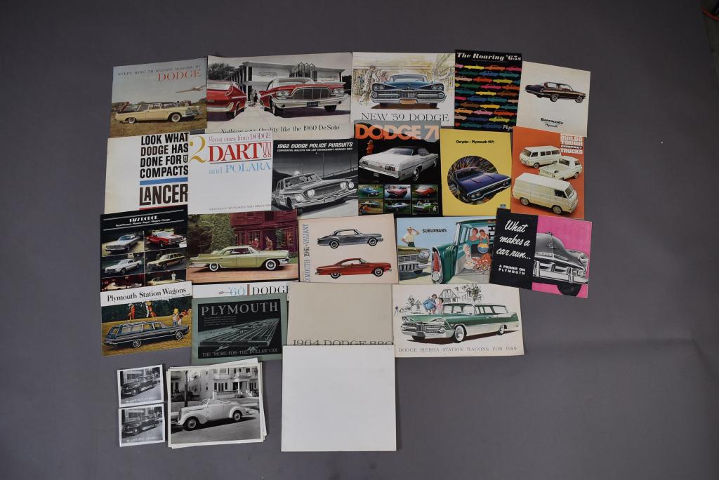 DODGE & PLYMOUTH BROCHURES & PHOTOS (1 of 5)
