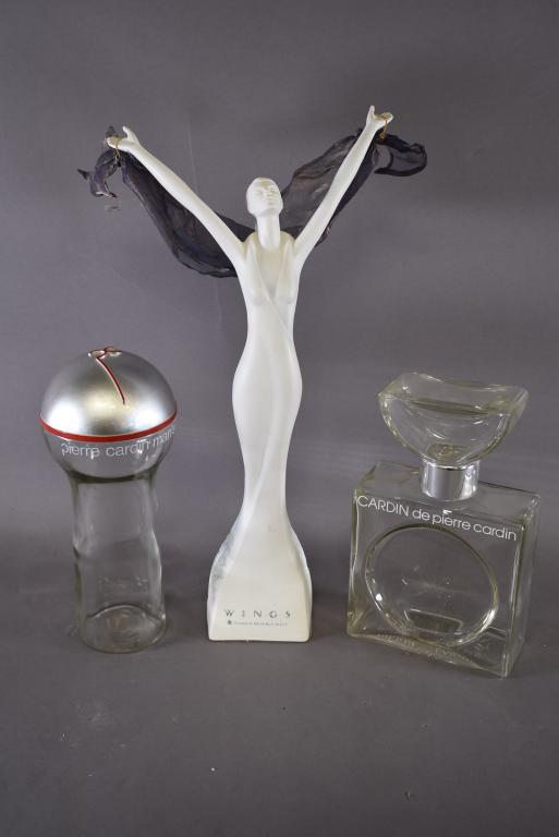 2 PIERRE CARDIN STORE COUNTER BOTTLE DISPLAYS (1 of 2)