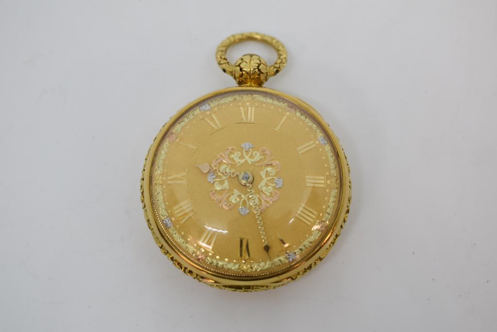 JAMES MCCABE 18KT GOLD POCKET WATCH (1 of 4)