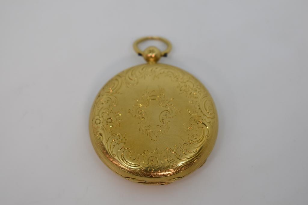 JAMES MCCABE 18KT GOLD POCKET WATCH (1 of 5)