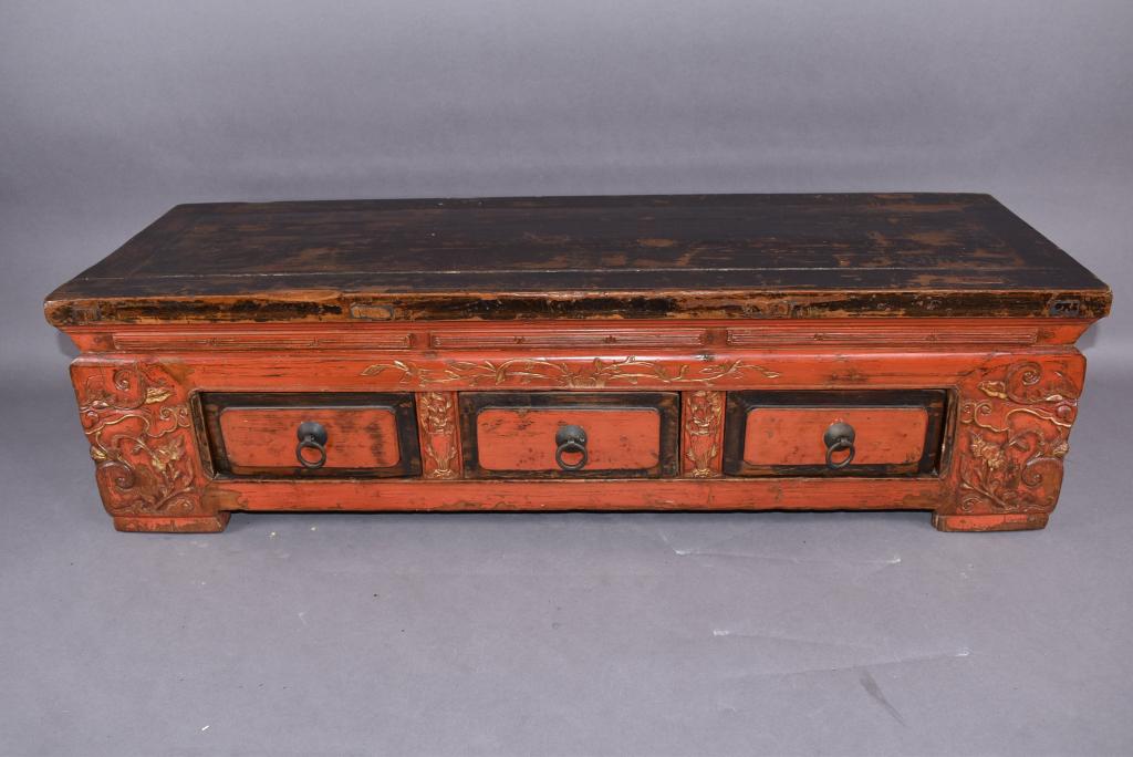 CHINESE 3 DRAWER PRAYER TABLE (1 of 3)