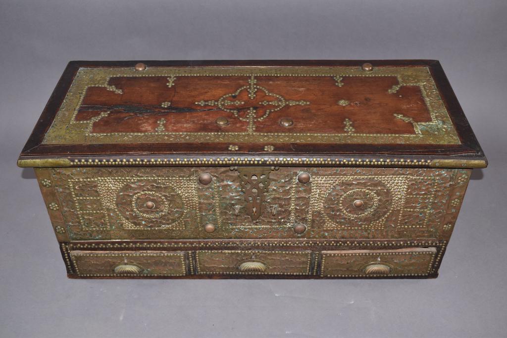 19TH C. ZANZIBAR CHEST (1 of 5)