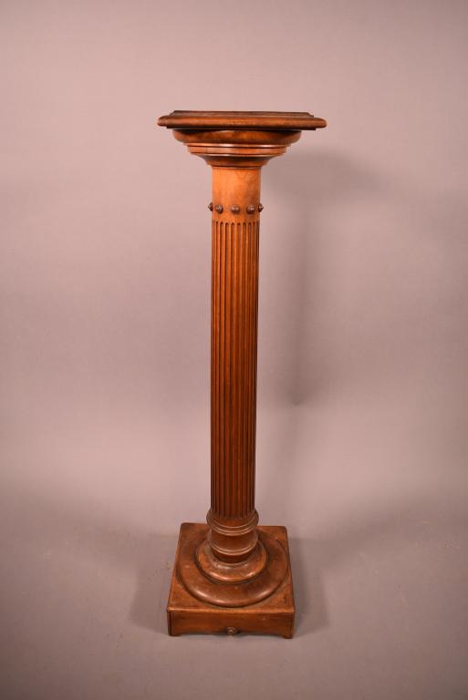 ANTIQUE WALNUT PLANT STAND (1 of 3)