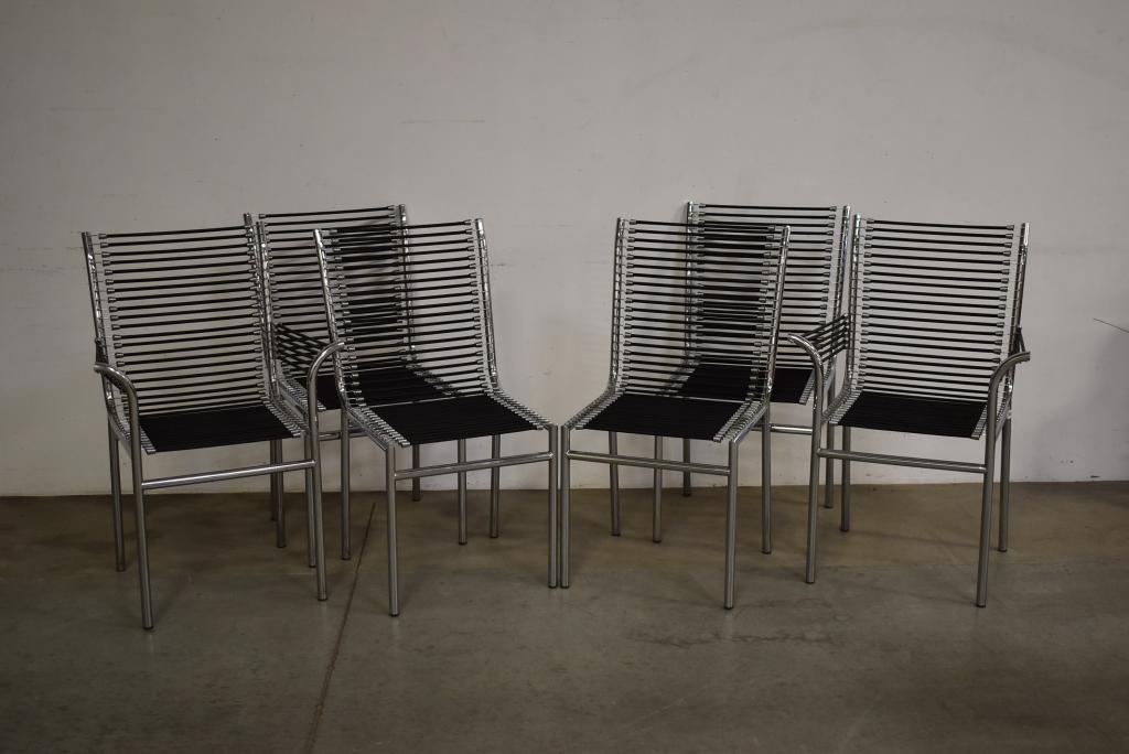 SET OF 6 RENE HERBST SANDOWS CHAIRS (1 of 4)