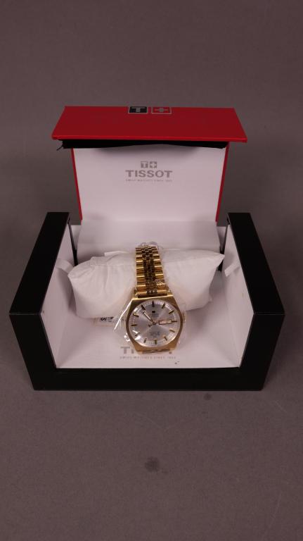 Tissot Men Gold Tone Stainless Steel Men's Watch: Model T071.430.36.031.00--Swiss Made Automatic Movement--Stainless Steel--Case Diameter is 40 Millimeters
