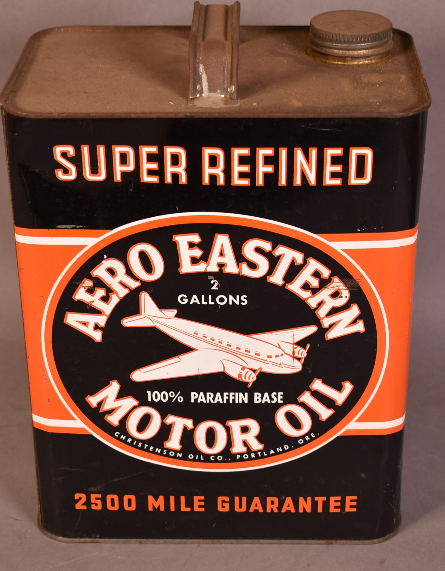 Aero Eastern Motor Oil w/DC-3 Two Gallon Can (1 of 4)