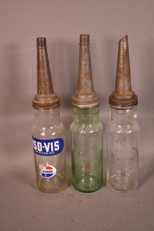 2-Standard Oil Embossed Bottles & ISO-VIS (1 of 2)
