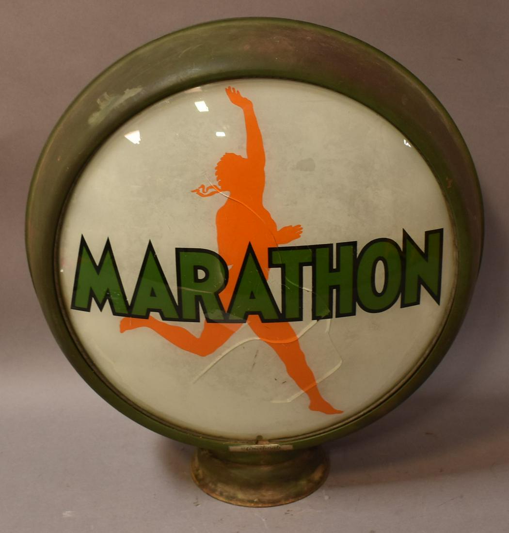 Marathon w/Running Man Lobo 15" Globe Lenses (1 of 4)