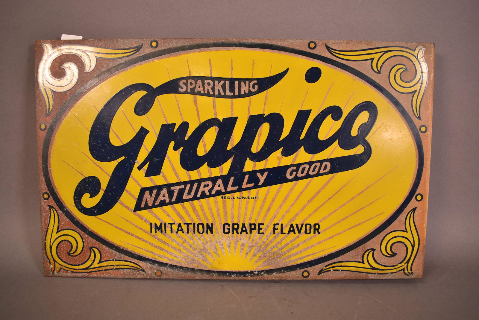 Sparkling Grapico Metal Flange Sign (1 of 5)