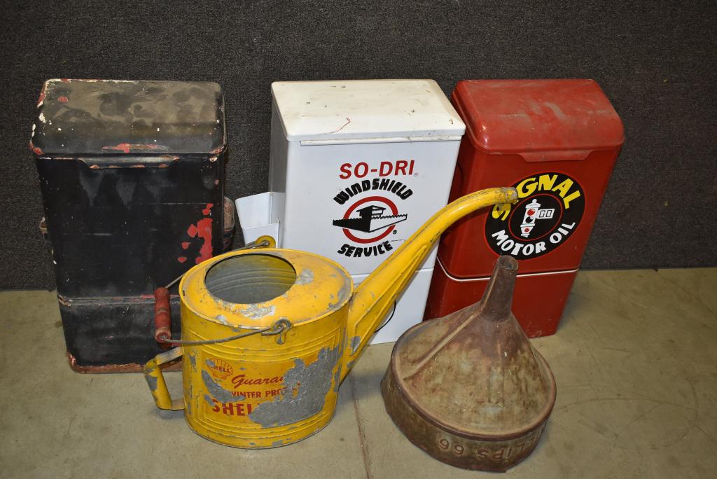 Group Lot of Service Station Items (1 of 4)