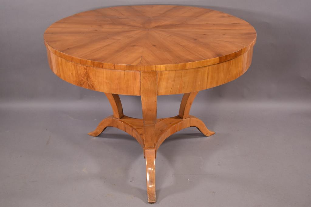 19TH C BIEDERMEIER STYLE CENTER TABLE (1 of 4)