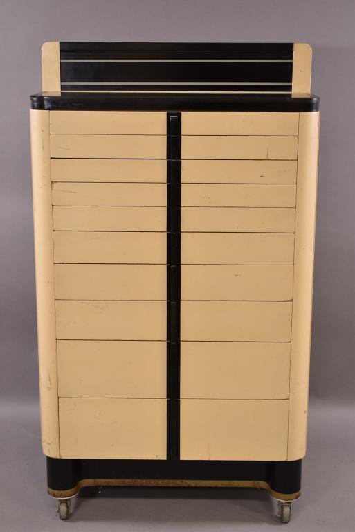 ART DECO 18 DRAWER DENTAL CABINET (1 of 8)