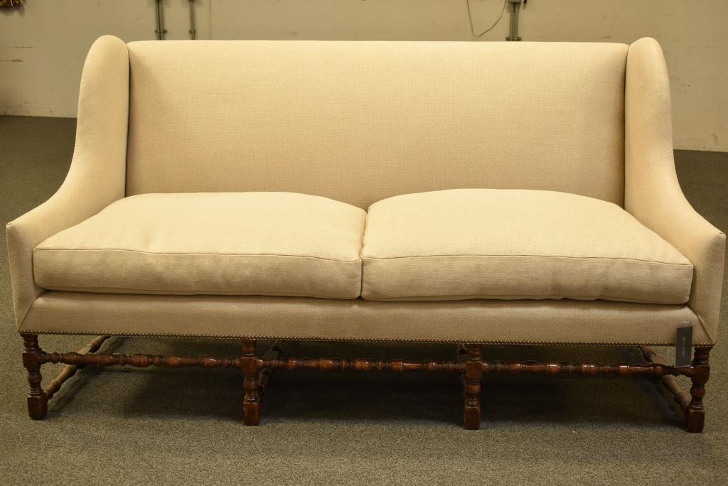 HOLLY HUNT LOUIS XIII FIRESIDE SOFA (1 of 5)