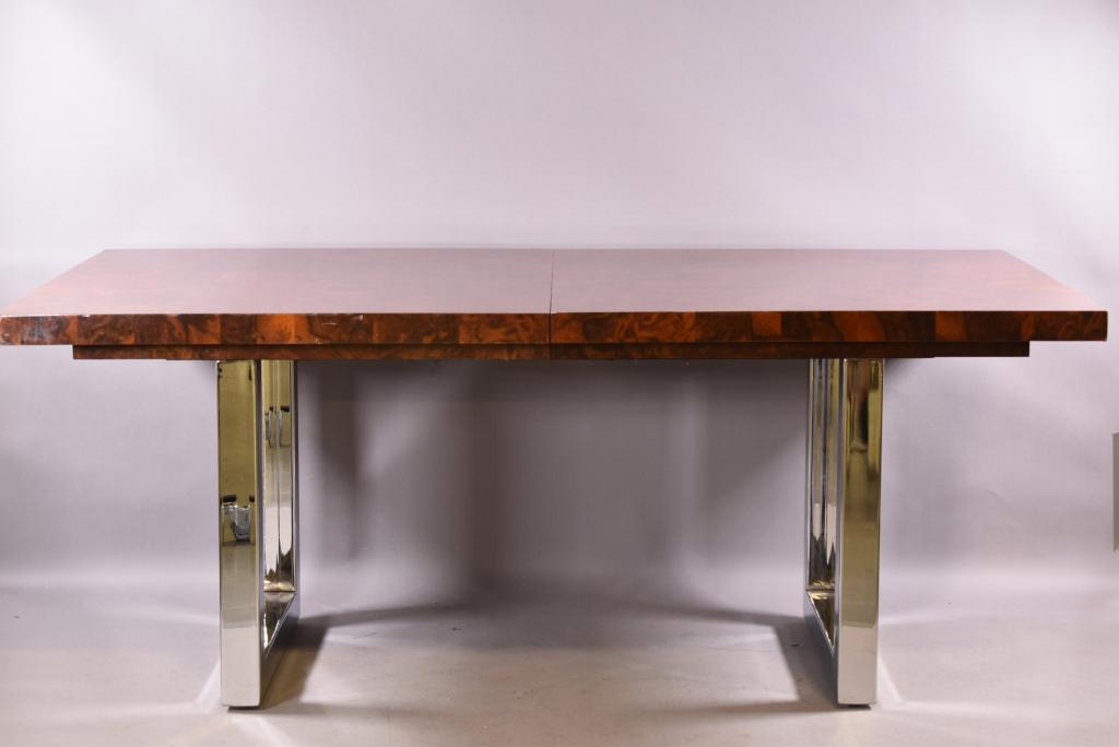 MILO BAUGHMAN STYLE BURL DINING TABLE (1 of 6)