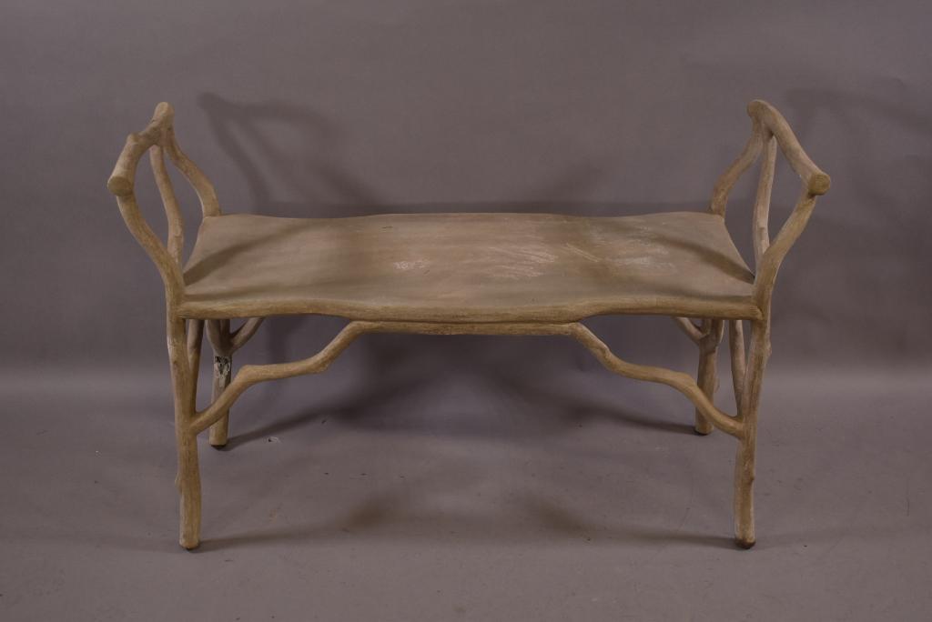 FAUX BOIS BENCH (1 of 5)