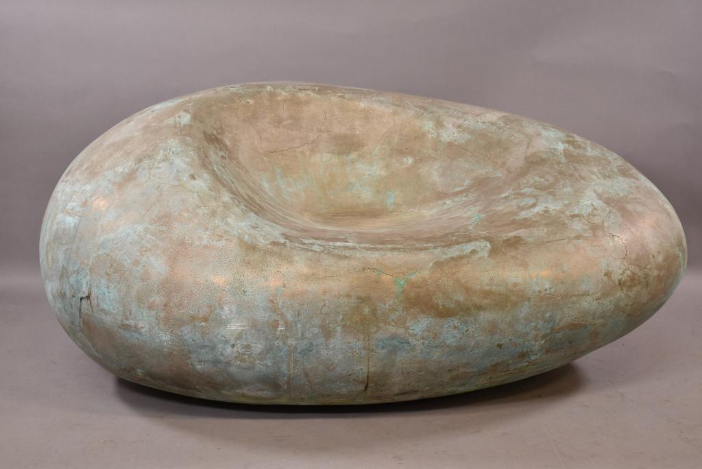 SCULPTURED METAL CAST CHAIR BY BAAL CREATIONS (1 of 6)