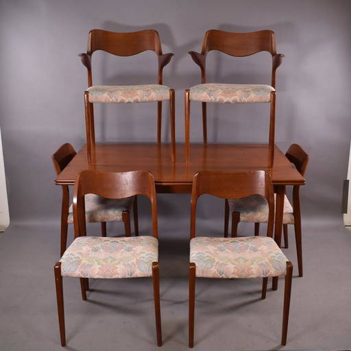 Hovmand Olsen Danish Teak Dining Room Set