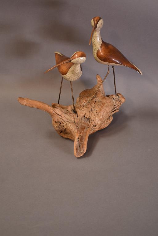 JACK FRANCIS HAND CARVED BIRD SCULPTURE (1 of 3)