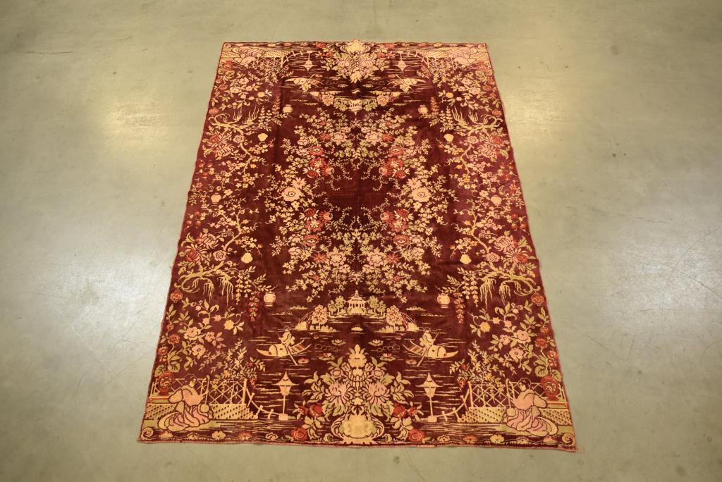 APPROX. 4' 2" x 6' 2" ASIAN TAPESTRY (1 of 5)