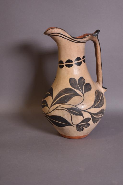 1930'S SANTO DOMINGO POTTERY JUG (1 of 4)