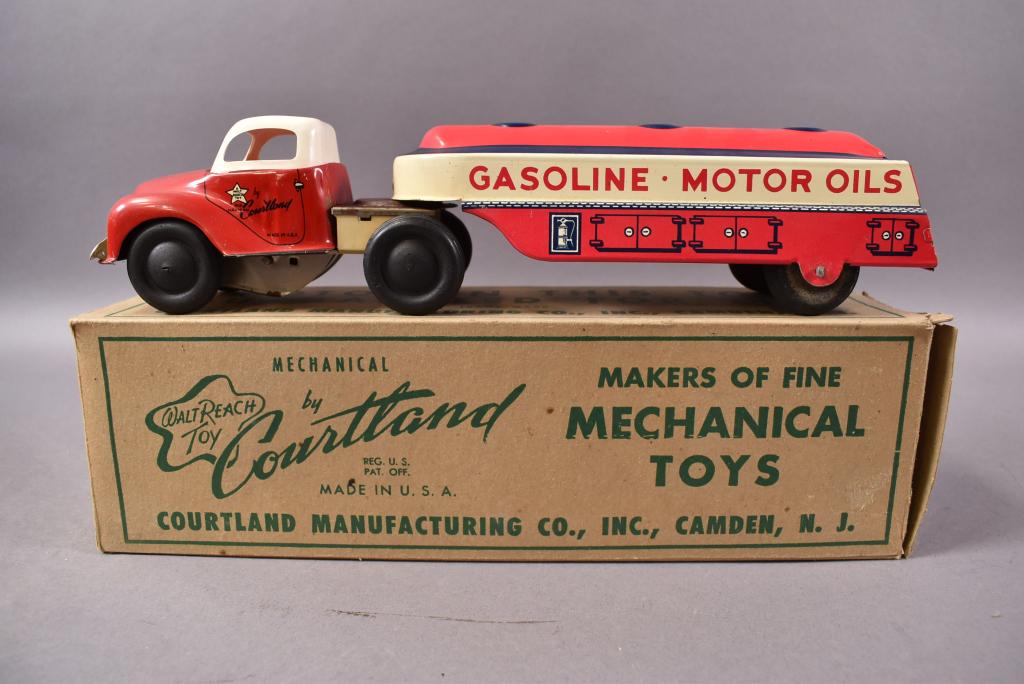 COURTLAND GASOLINE TRUCK W/ BOX (1 of 3)