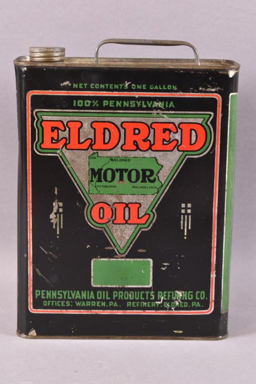 Eldred Motor OIl w/Logo One Gallon Can (1 of 4)