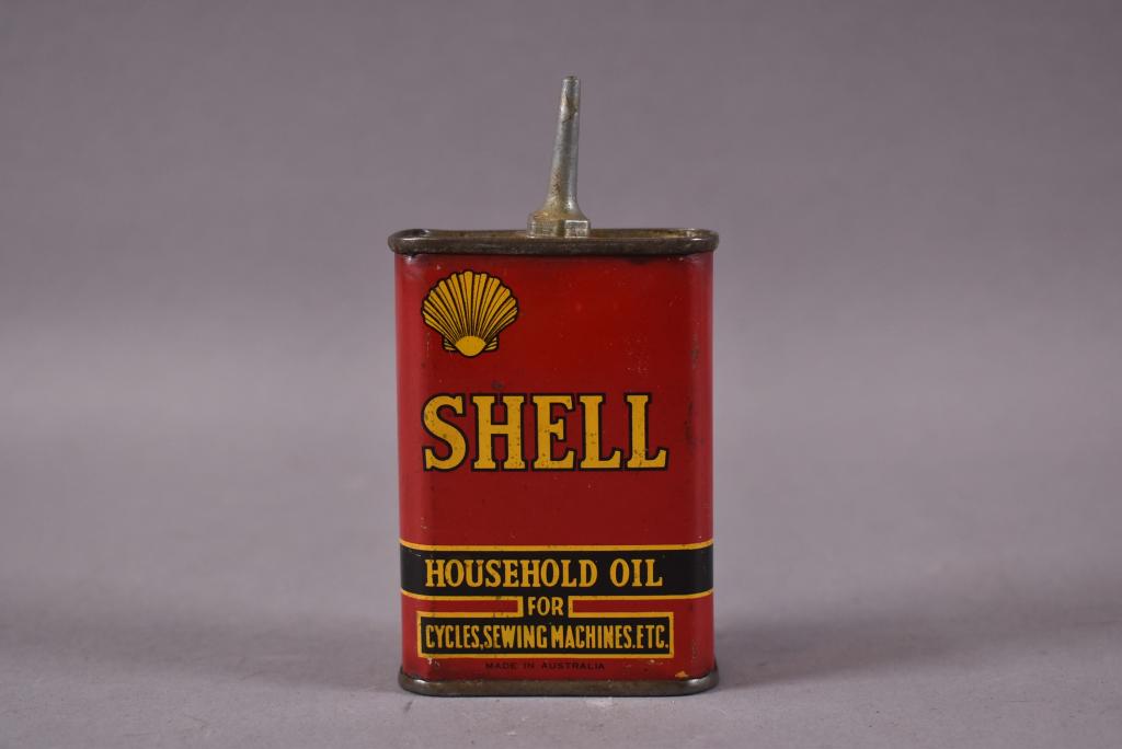 Shell Household Handy Oil Metal Can (1 of 4)