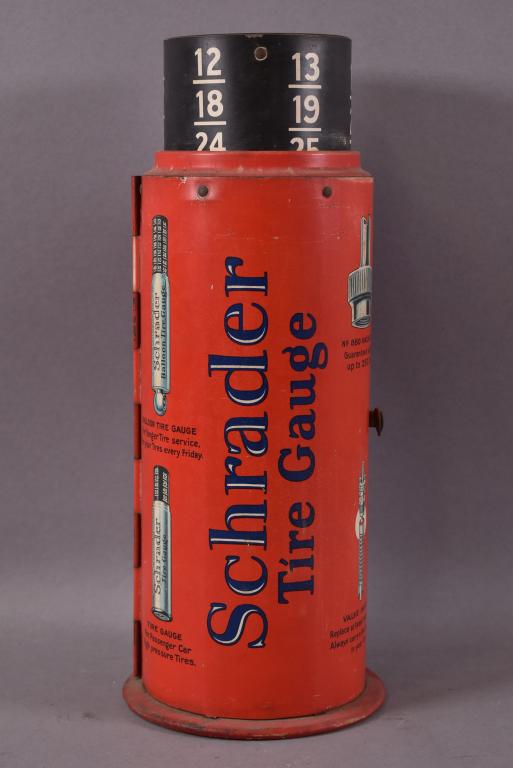 Schrader Tire Gauge Metal Cabinet (1 of 4)