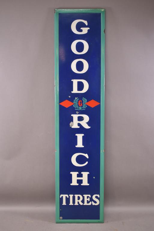 Goodrich Tires w/ Logo Porcelain Sign (1 of 4)