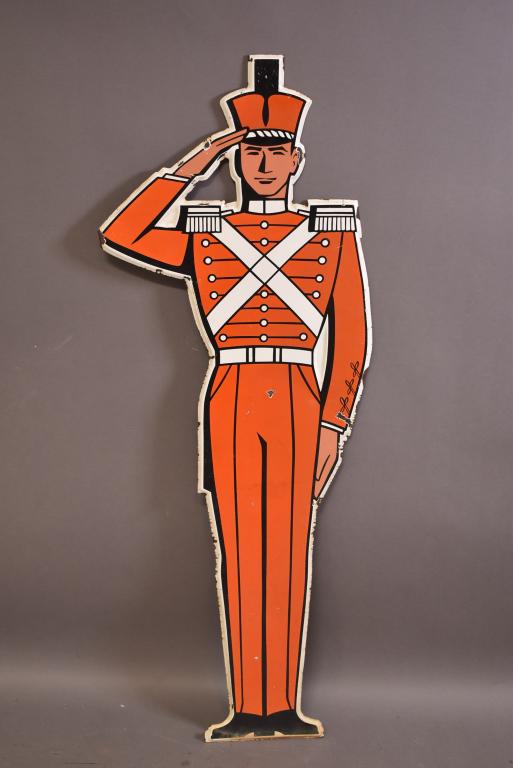 Porcelain Soldier (paint) Sign (TAC) (1 of 3)