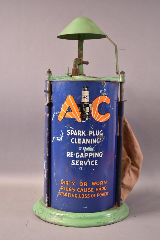 AC Spark Plug Cleaning Metal Cabinet (1 of 4)