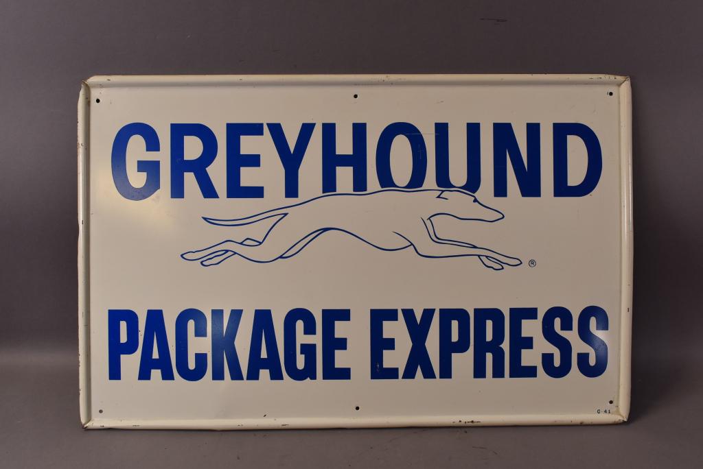 Greyhound Package Express w/ Logo Metal SIgn (1 of 3)