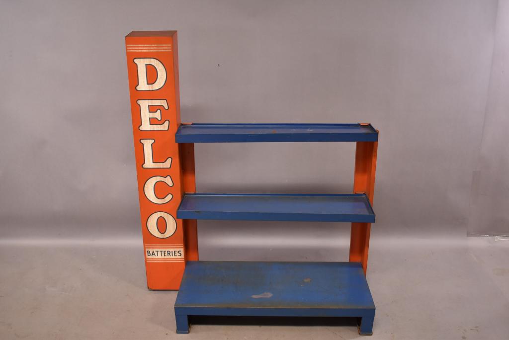 Delco Batteries Metal Show Room Display Rack (1 of 4)