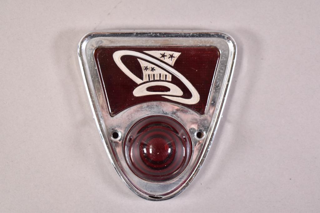 Rickenbacker Auto Stop Lamp Cover w/ Logo: In very good condition, 5"x5", rated 9