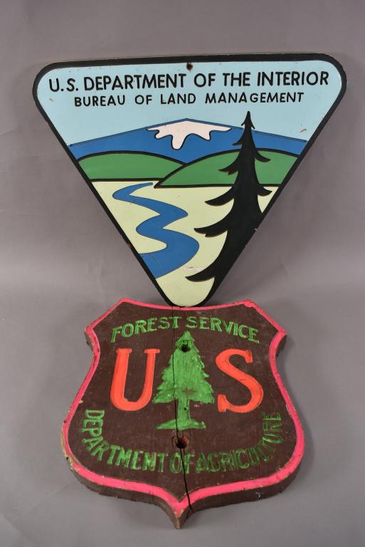 2-Wooden Forest & Interior Signs (1 of 2)