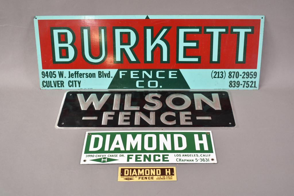 4-Fence Metal Sign (1 of 2)