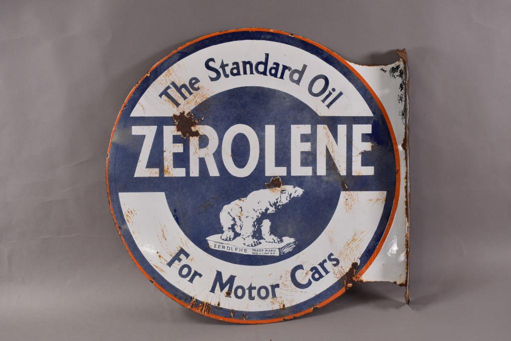 Standard Oil Zerolene for Motor Cars Sign (1 of 4)