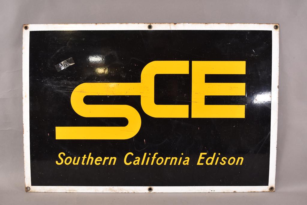 Southern California Edison Porcelain Sign (1 of 2)