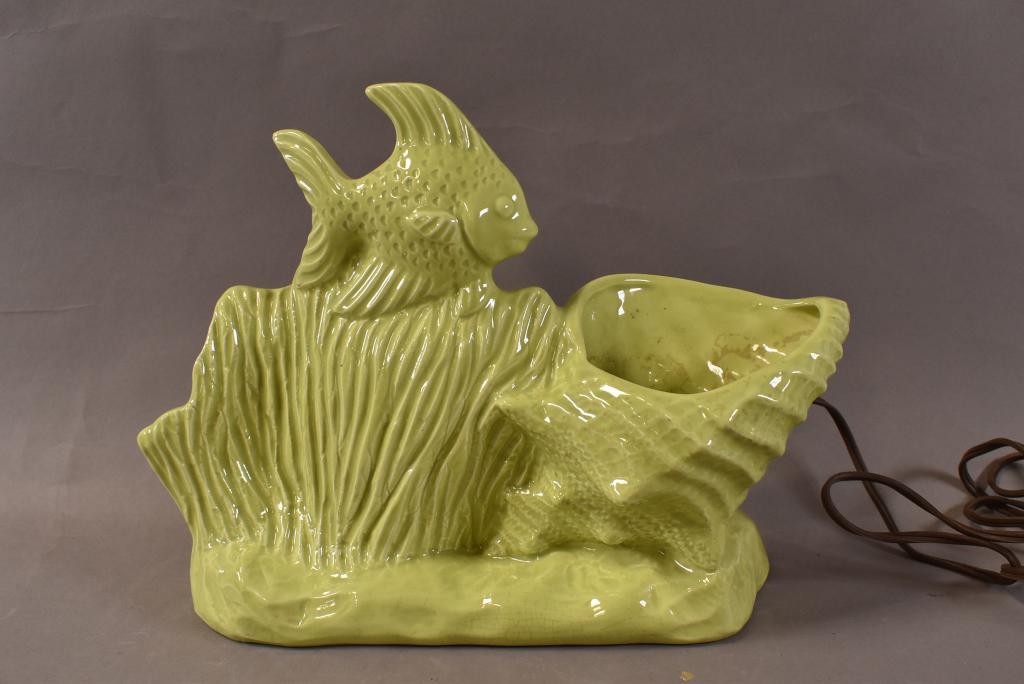 FISH WITH SHELL TV LAMP (1 of 2)